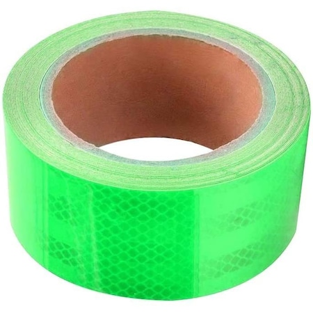 Abrams 2" in x 30' ft Diamond Trailer Truck Conspicuity DOT Class 2 Reflective Safety Tape - Green DOTC2 2 x 30-G